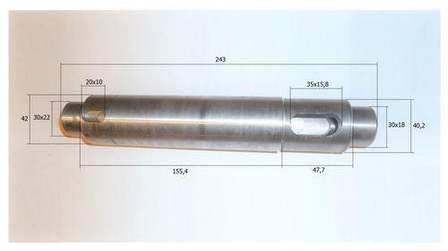 Вал ведомый WP-320H/Ecc.rotary shaft, driven