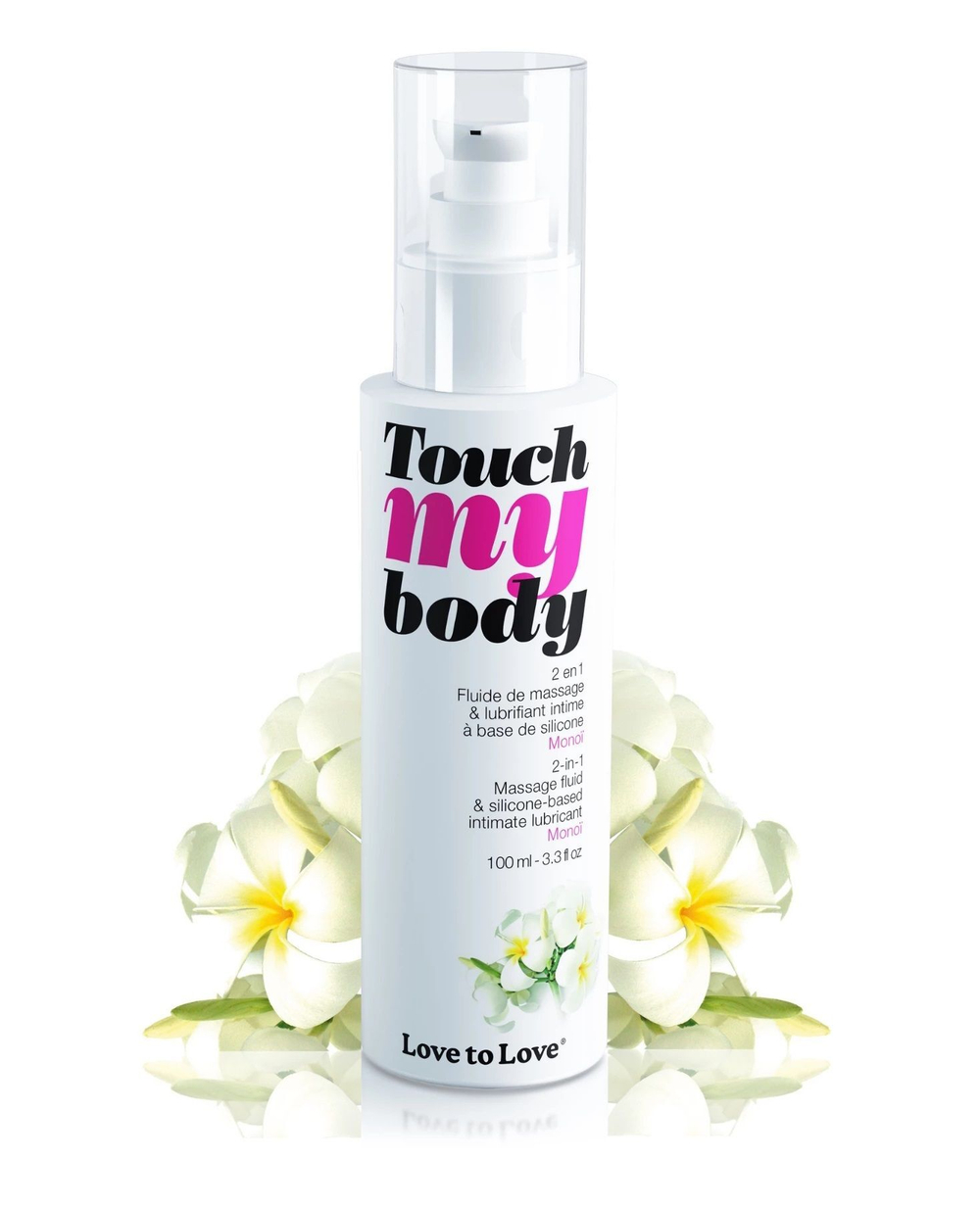 Силиконовый лубрикант 2‑в‑1 Love to Love Touch My Body, моной, 100 мл