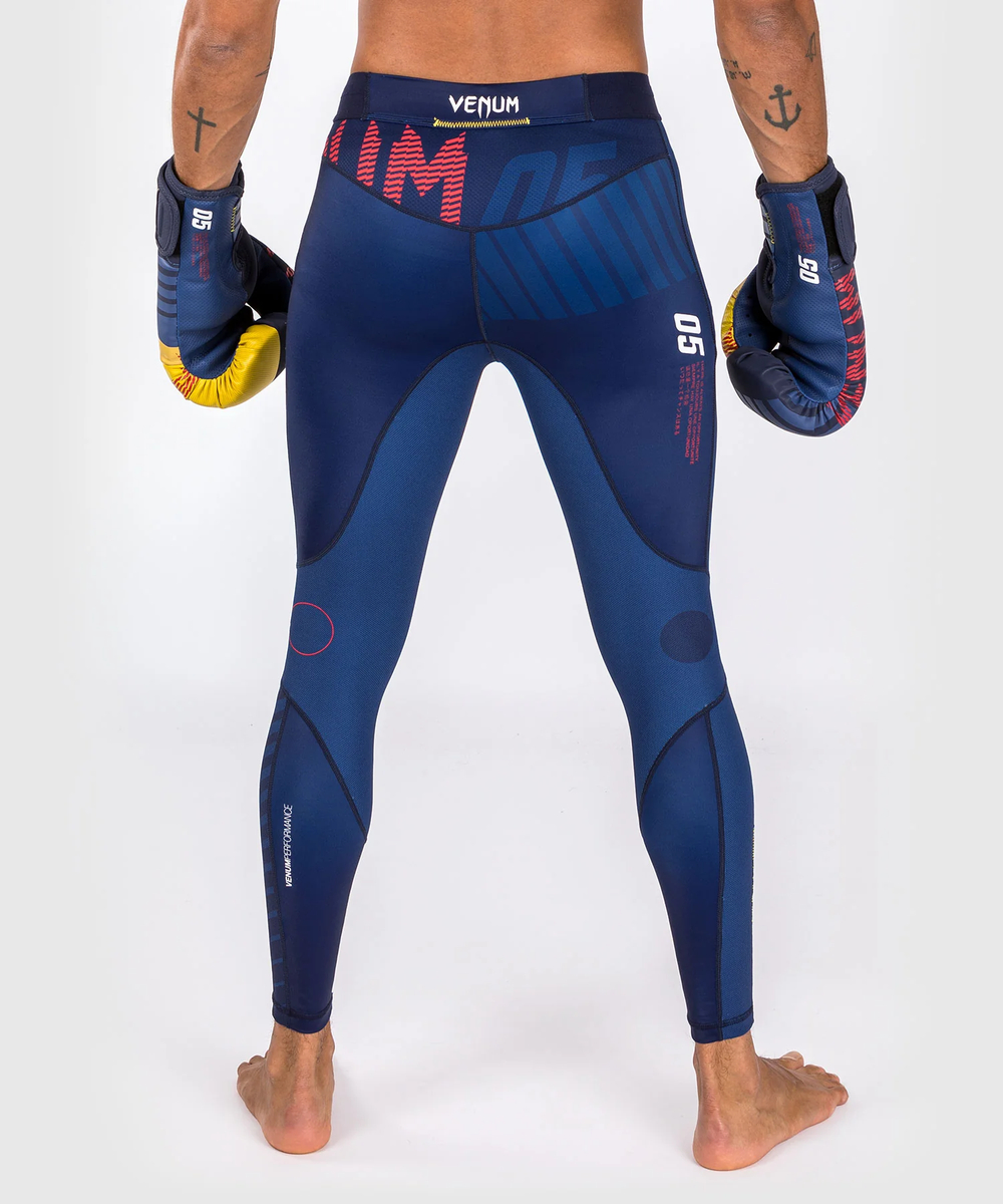 Компрессионные штаны Venum Sport 05 Blue/Yellow