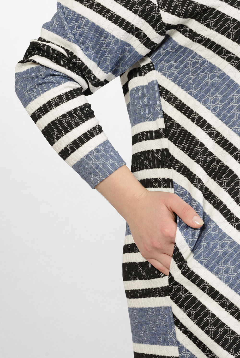 Платье-туника 2747ЛПА, полоска #112Па212747ЛПА