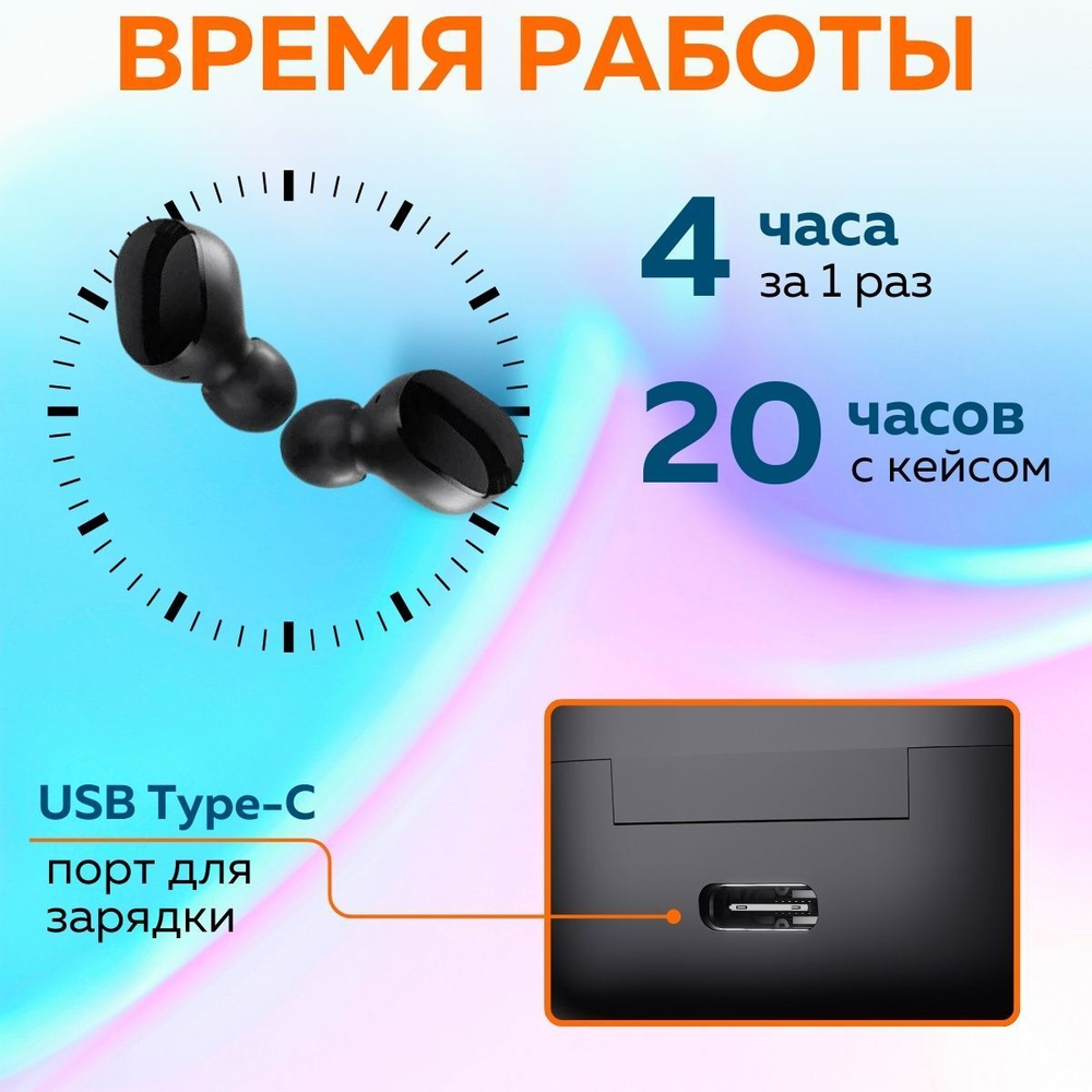 Наушники беспроводные Xiaomi Mi True Wireless Earbuds Basic 2S черный