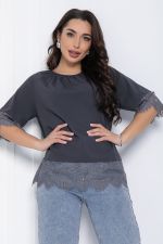 Блуза Дарси (серая) Б12624-29 LT Collection