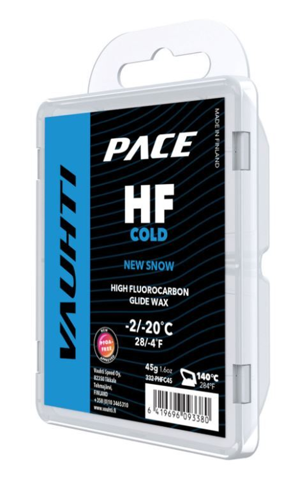 Парафин VAUHTI HF COLD -2°C/-20°C  EV332-PHFC45