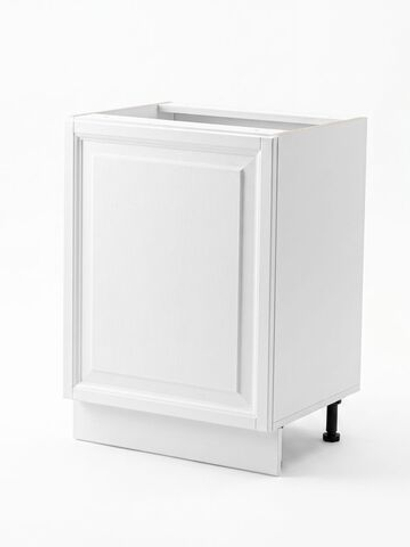 Кухонный модуль напольный, 60х51х84, Вестфалия-2, фасад массив березы, белый, Dipriz