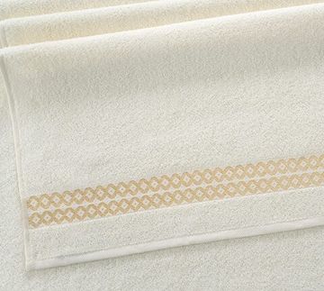 Полотенце махровое Блеск кремовый 50x80 см