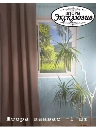 Штора канвас