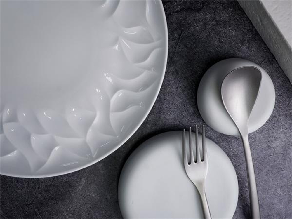 Тарелка полуглубокая 1,12 л, d 26,9 см h 4,1 см, костяной фарфор, Origami