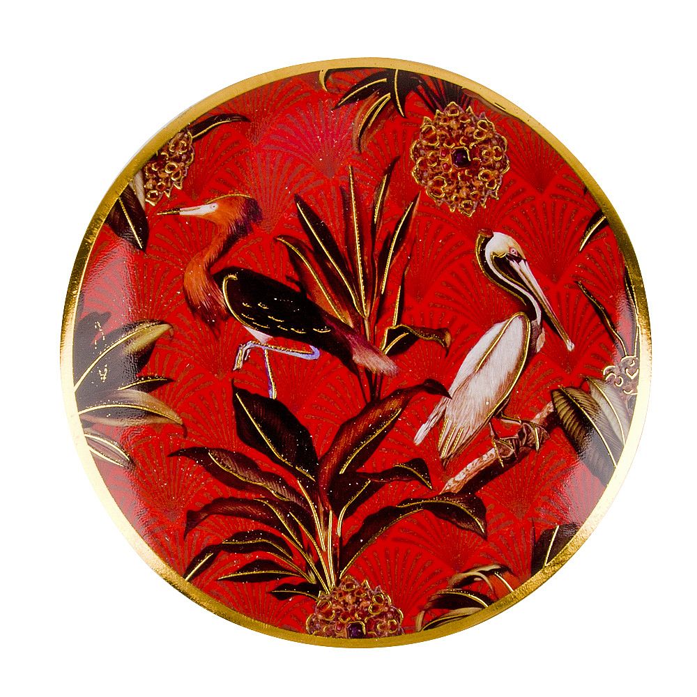 Шкатулка декоративная "Casablanca"12*4 (фарфор) (подарочная упаковка)