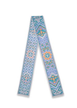 Шарф хлопок 16х200см (Принт 253-01) ADILI