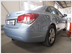 Фаркоп оцинкованный Galia C066C для Chevrolet Cruze седан/хетчбек 2009-2016(паспорт и сертификат в комплекте)(без электрики)