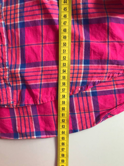 Рубашка Sinsay в стильную клетку, маркировка S, визуально 44 размер