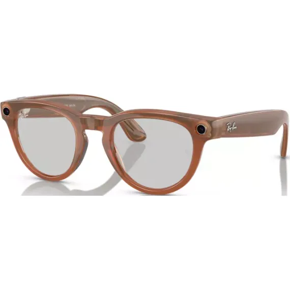 Умные очки Ray-Ban Meta Headliner RW4009 (Цвет: Shiny Caramel / Transitions Sapphire)