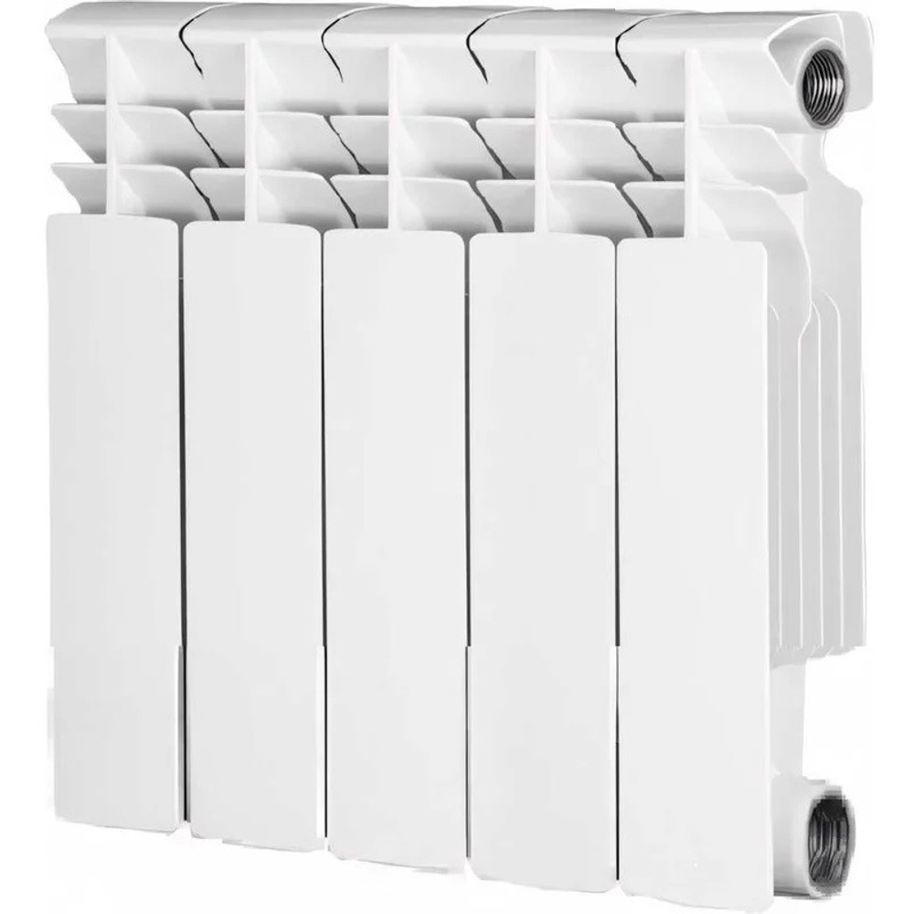 Радиатор биметаллический Radena CS 350 боковое подключение белый 5 секций