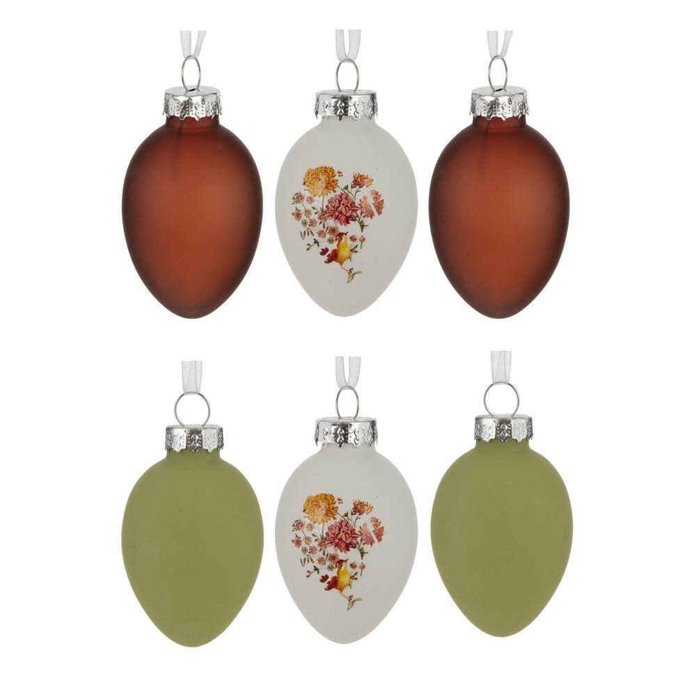 GAEM Набор из 6-ти изделий декоративных подвесных "Яйцо пасхальное" (4*6), L13 W16 H4,5 см