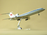 Модель самолета Ту-154М (М1:100, Аэрофлот СССР-85631, шасси)