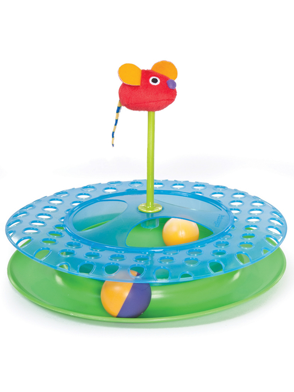 Petstages игрушка для кошек Трек "2 мячика II"