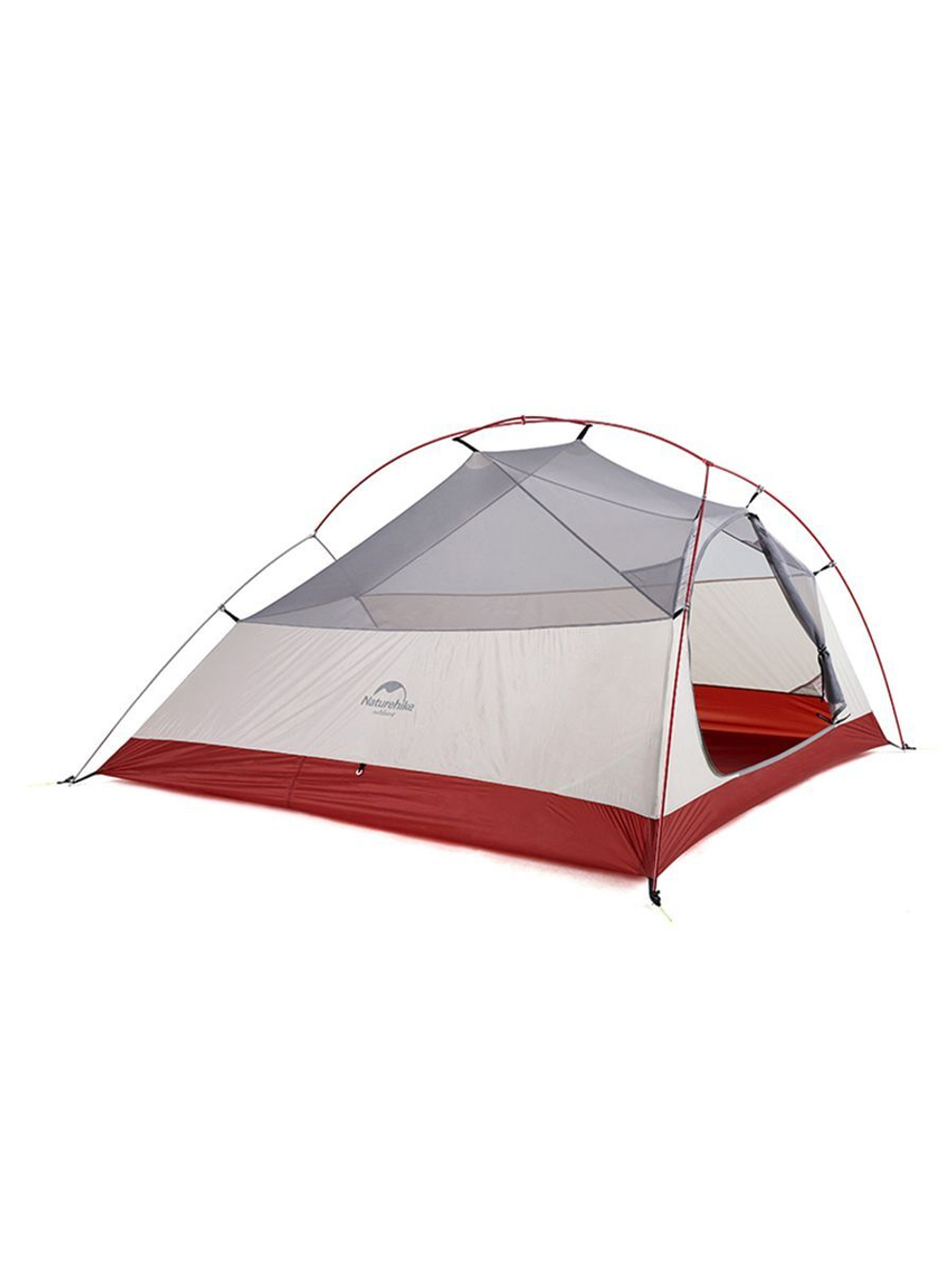 Палатка туристическая Naturehike Сloud Up 1 NH18T010-T 20D одноместная сверхлегкая с ковриком, синяя, 6927595783276