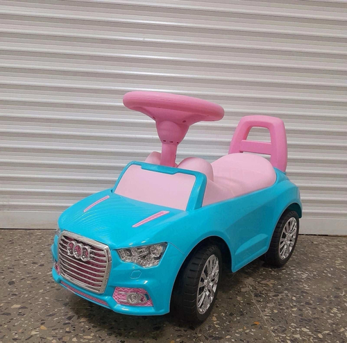 Машинка для катания (машина каталка, толокар, розовая)