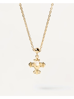 Подвеска-шарм женская PDPaola Plane серебро 925 пробы покрытое золотом 750 пробы CH01-022-U