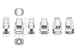 BSW ALED 250 — компактная гибридная вращающаяся голова
