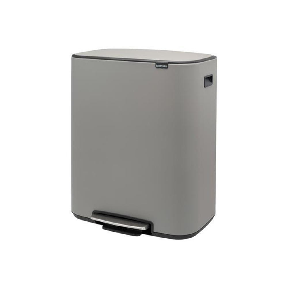Мусорный бак Bo Pedal Bin 60л Brabantia Минерально-серый