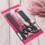 Набор для стрижки волос «Barber», ножницы прямые, расчёска и филировка