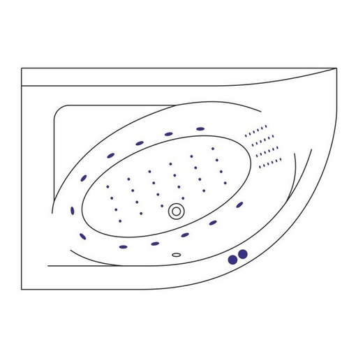 Акриловая ванна Excellent Aquarella L Nano 1700x1100 WAEX.ARL17.NANO