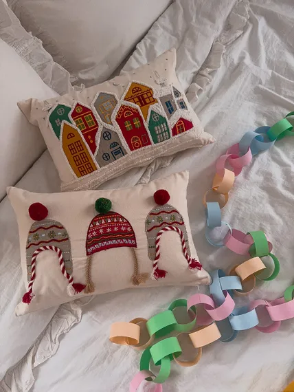 Чехол на подушку cozy knits из коллекции new year essential