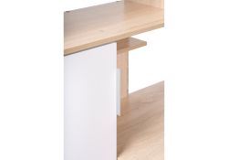 Письменный стол Зануг 150х58х149,5 дуб сонома / белый