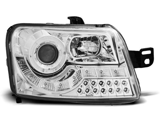 Передние фары Fiat Panda daylight chrome