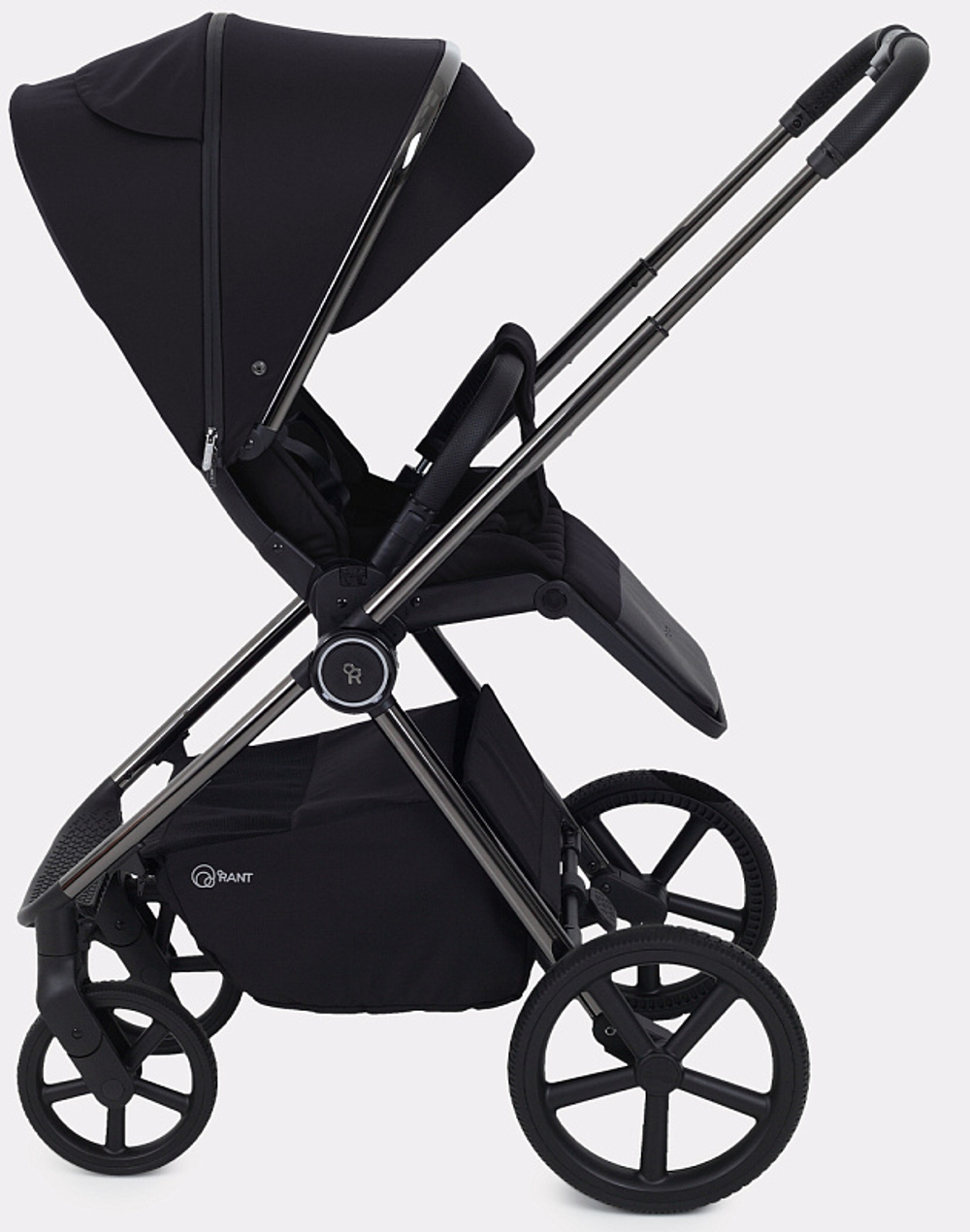 Детская коляска Rant Teo Black Chrome 2 в 1 Black