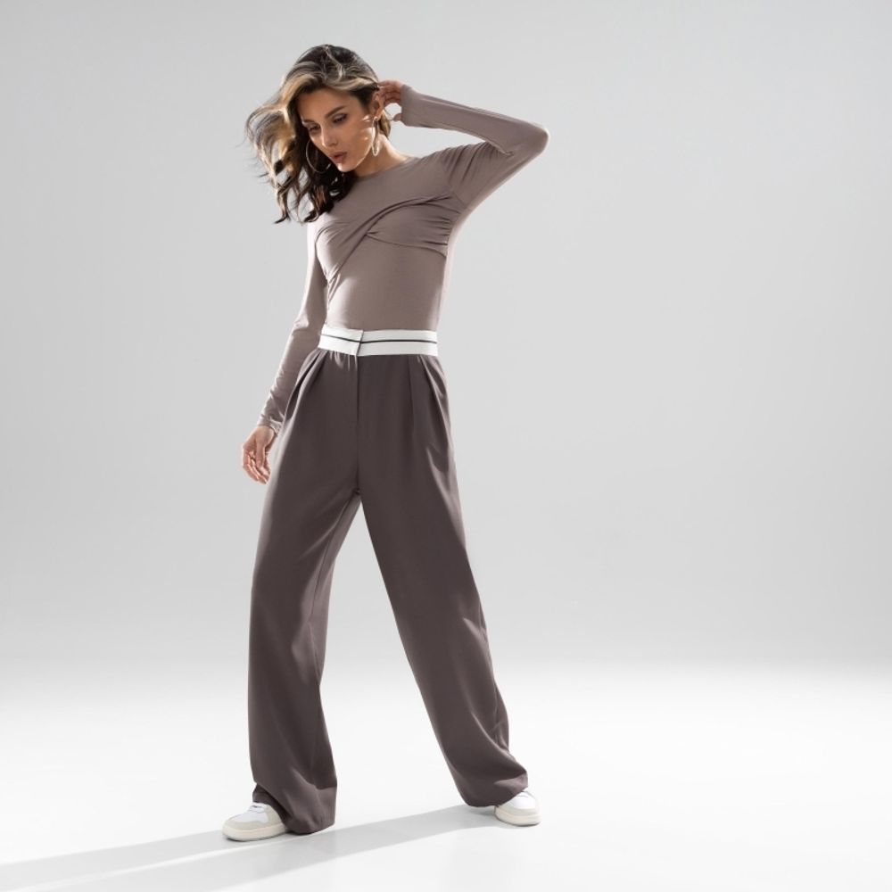 Брюки Стильная действительность (beige style) Charutti (Акция)