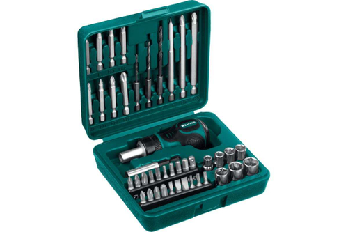 Реверсивная отвертка с насадками KRAFTOOL 25556-H43