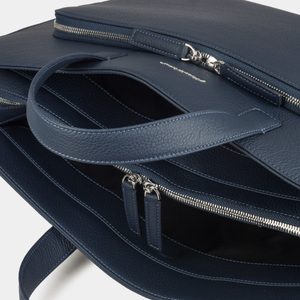 Мужская сумка Grande Ambassadeur из кожи теленка, цвета синий