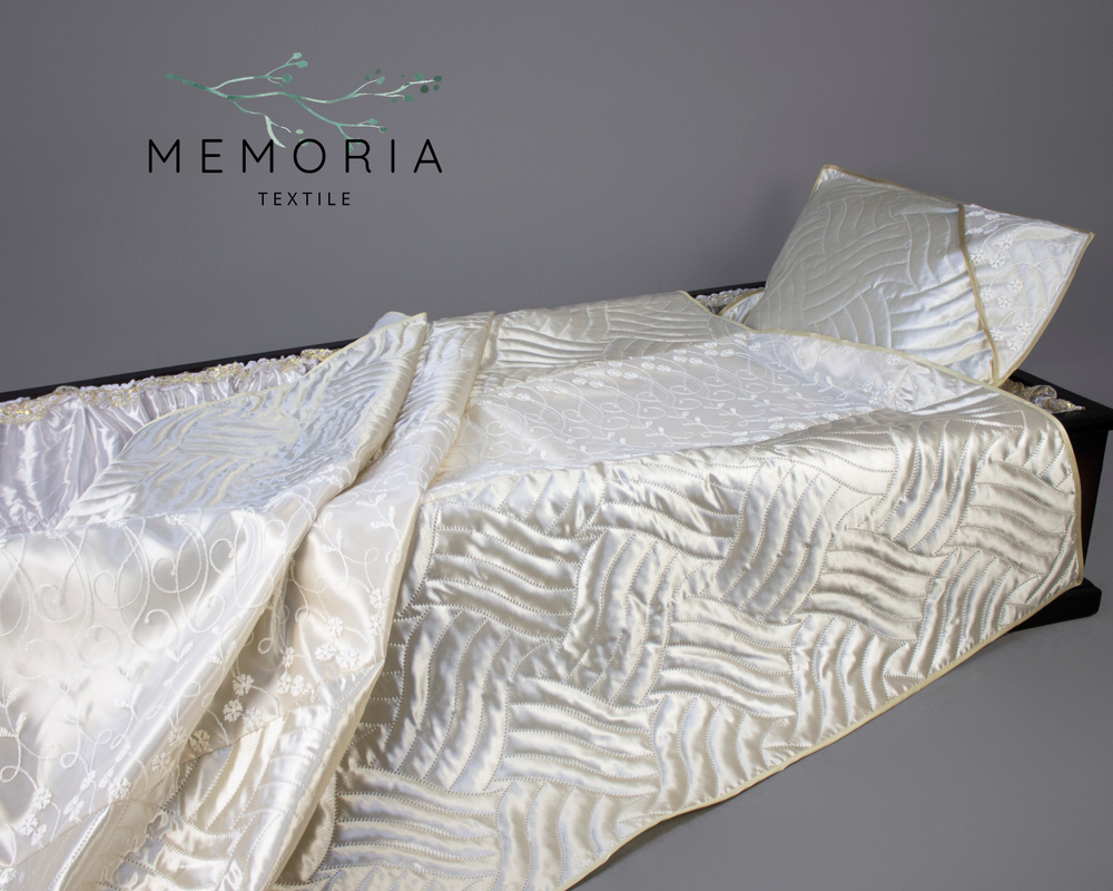 Комплект ритуальный "Дуэт" молочный