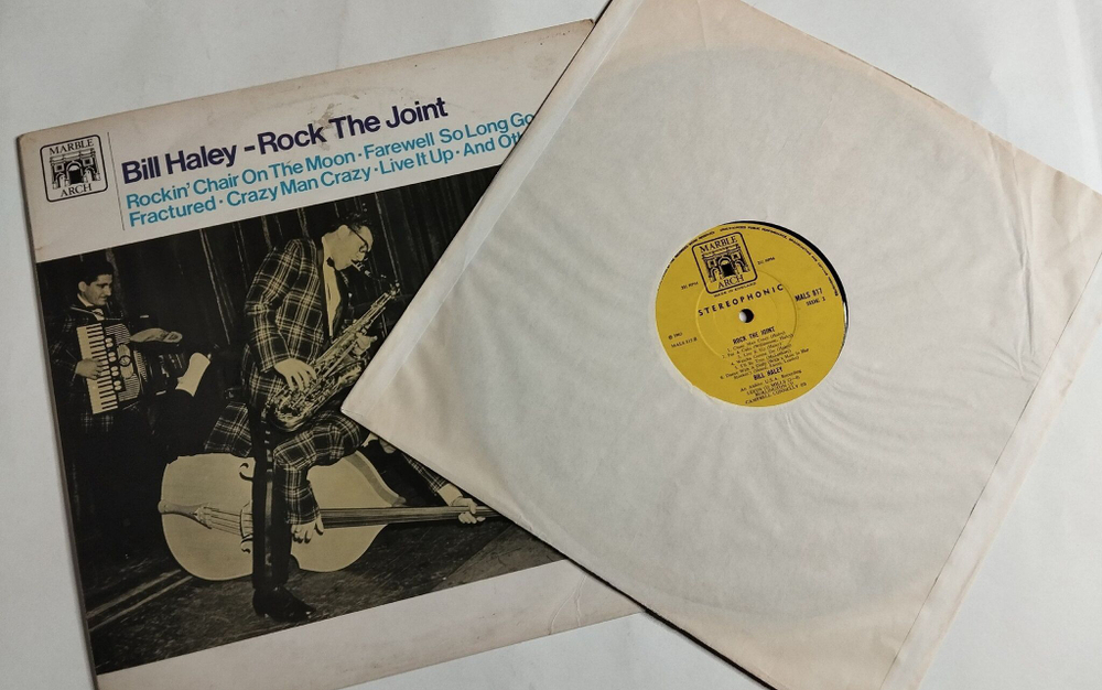 Винтажная виниловая пластинка LP Bill Haley Rock The Joint (UK 1968)