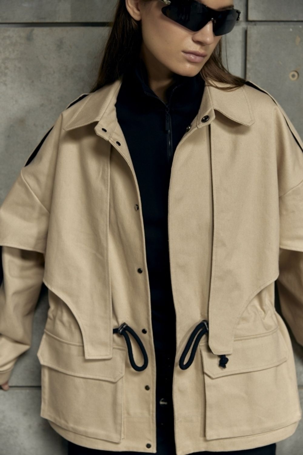 Куртка VNVA Konvas Бежевая