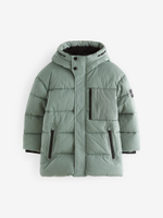 Пуховик с флисовой подкладкой для мальчика Next Q51-556, Хаки