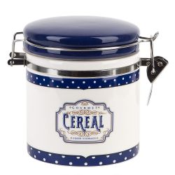 Банка для сыпучих продуктов (клипс) " " 11,5х10х11,5см v=480мл (подарочная упаковка)