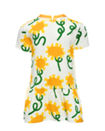 Платье трикотажное STELLA McCARTNEY Белый/Принт: подсолнухи Девочка