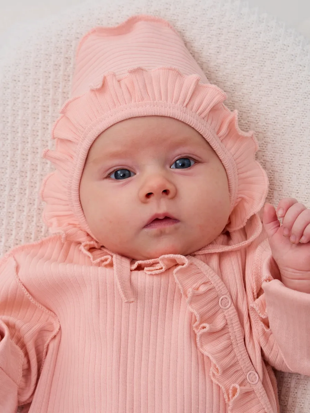 Слип для новорожденных девочек с антицарапками