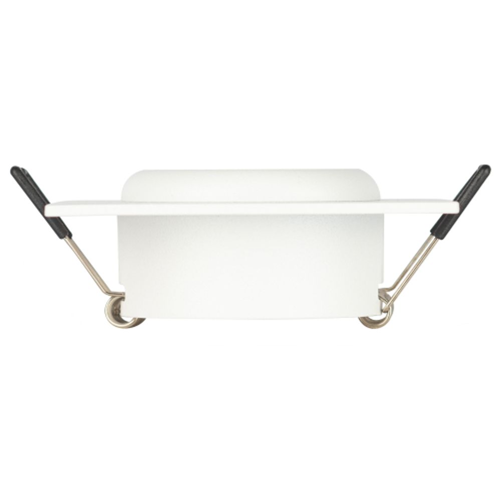 Встраиваемый светильник алюминиевый ЭРА KL110 WH MR16 GU5.3 белый матовый | Алюминиевые встраиваемые светильники