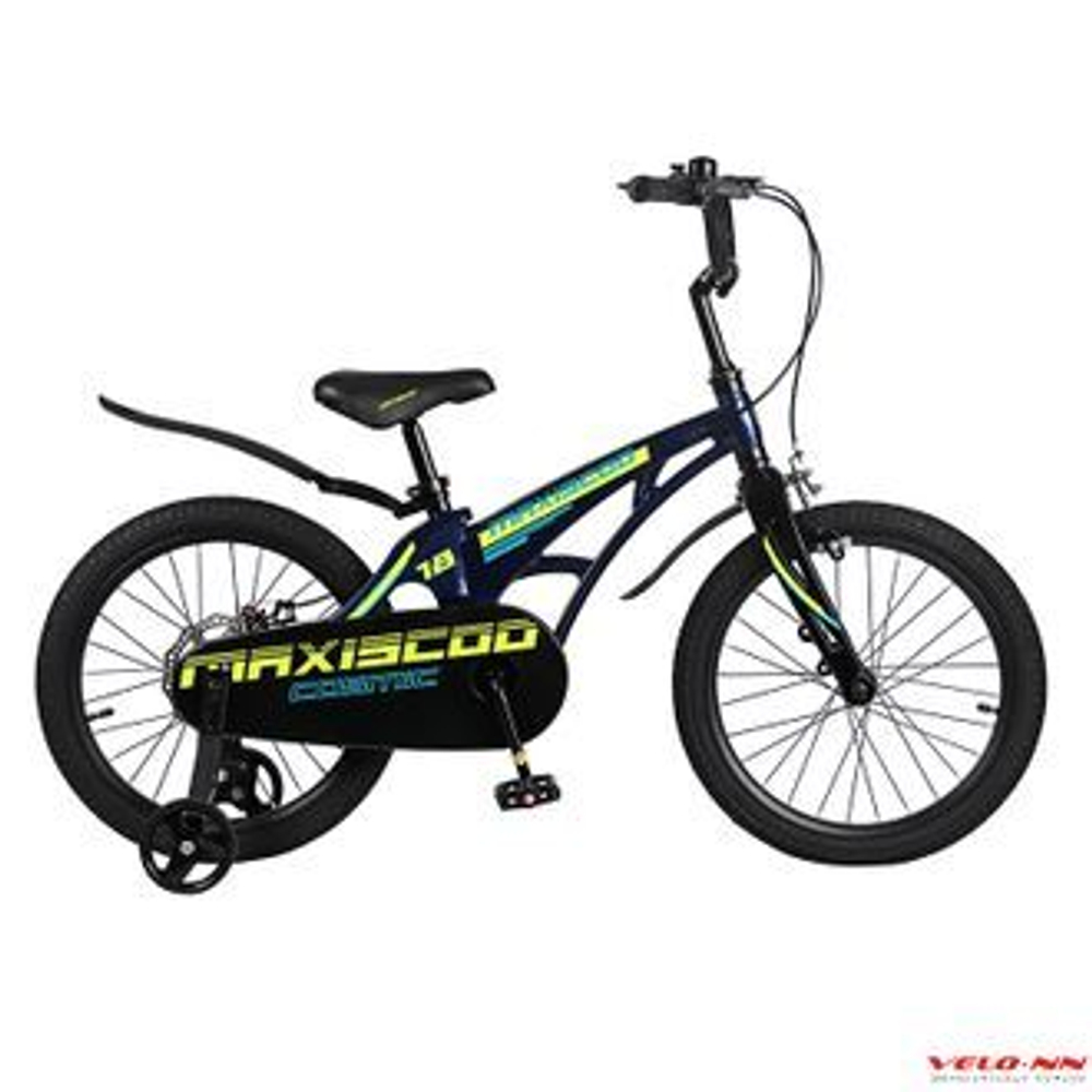 Велосипед 18" Maxiscoo Cosmic  Стандарт  синий перламутр