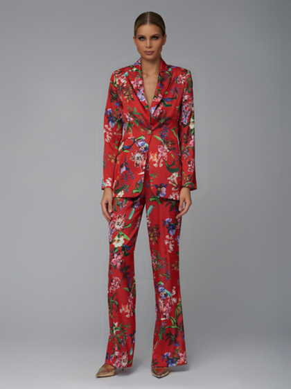 Пижамный костюм с ирисами