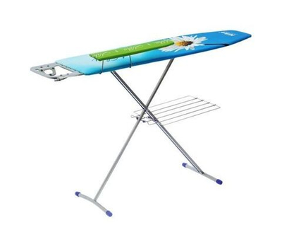 Гладильная доска Nika, цвет в ассортименте, Н3+, с подрукавником, с полкой для белья, с розеткой