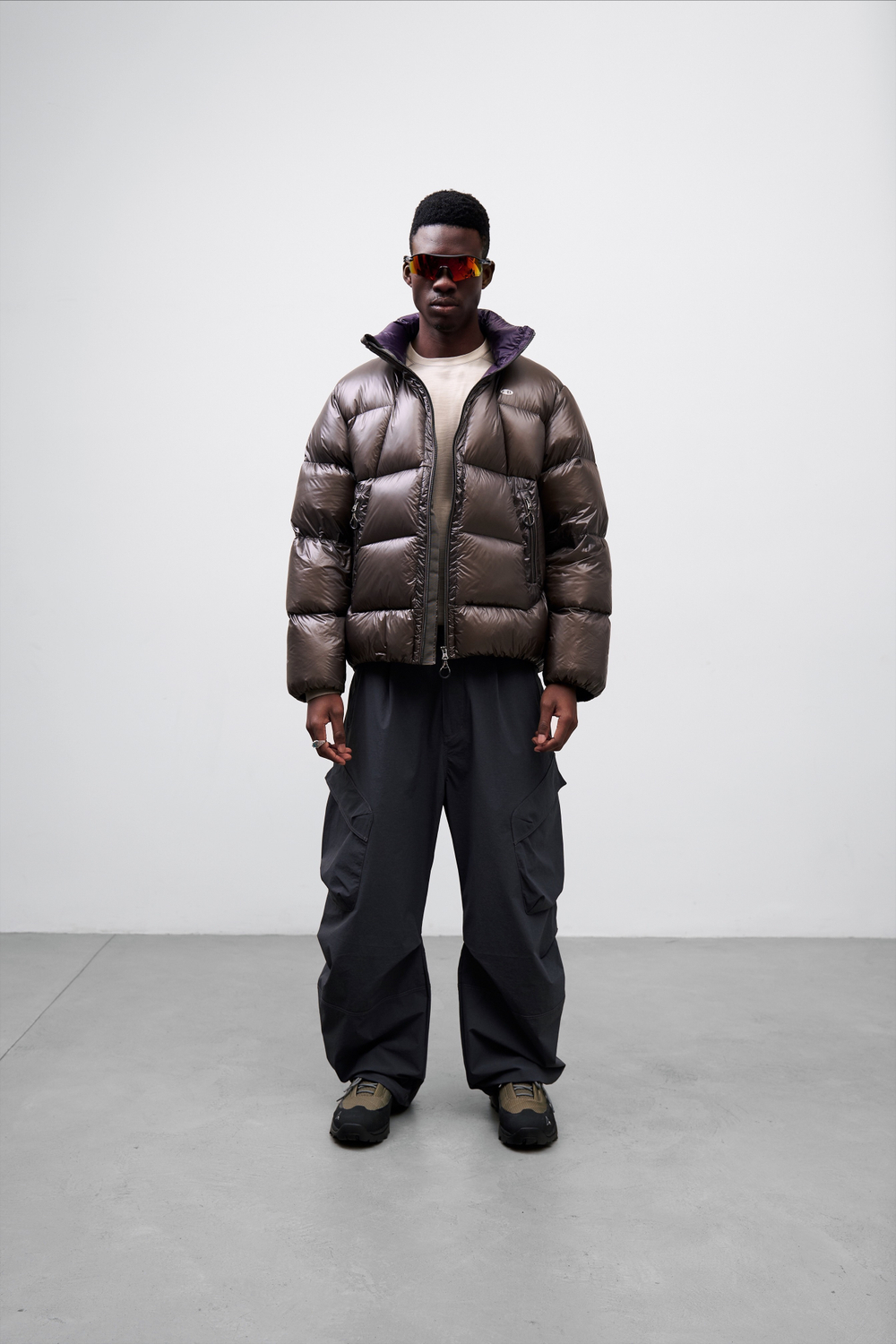 Куртка Nothomme Blue Ultra-Lightweight Water-Repellent Down Jacket "Dark Gray"