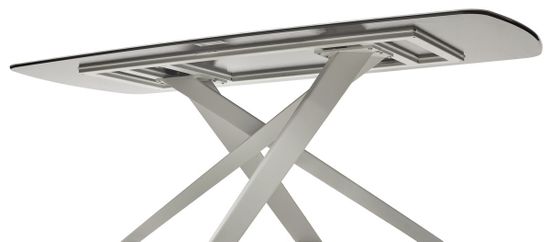 Стол VICENZA 220 BULGARI WHITE, керамика / белый