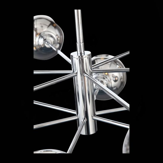 SL1500.103.12 Светильник потолочный ST-Luce Хром/Дымчатый E14 12*40W FOVIA