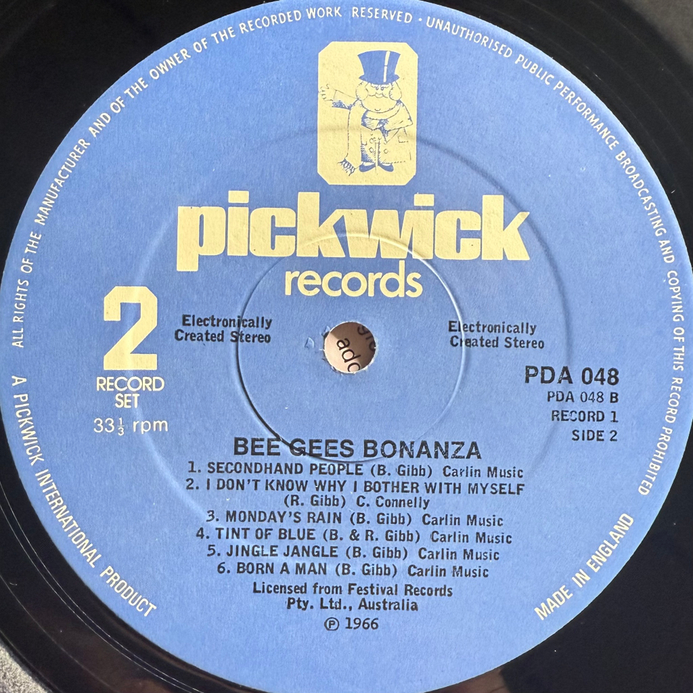 Bee Gees ‎– The Bee Gees Bonanza - The Early Days 2LP (Англия 1978г.)