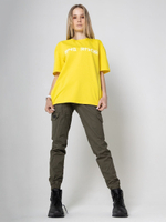 Футболка руны женская Город Горький желтая